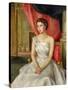 Queen Elizabeth II-Lydia de Burgh-Stretched Canvas