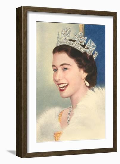 Queen Elizabeth II-null-Framed Art Print