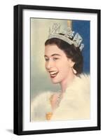 Queen Elizabeth II-null-Framed Art Print