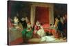 Queen Elizabeth In A Rage (oil on canvas, re-lined-Augustus Leopold Egg-Stretched Canvas