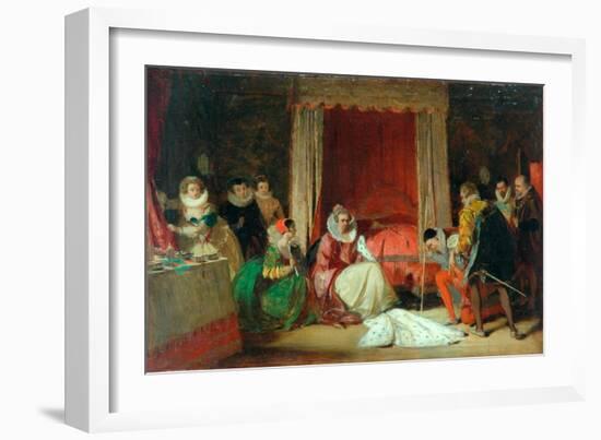Queen Elizabeth In A Rage (oil on canvas, re-lined-Augustus Leopold Egg-Framed Giclee Print