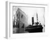 Queen Elizabeth Launch on River Clyde, 1938-null-Framed Premium Photographic Print