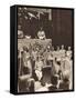 Queen Elizabeth Looks on as Her Husband Is Crowned on the Day of His Coronation, 1937-null-Framed Stretched Canvas