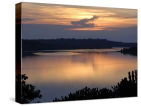 Queen Elizabeth National Park, Kazinga Channel, Uganda, East Africa, Africa-Groenendijk Peter-Stretched Canvas