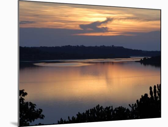 Queen Elizabeth National Park, Kazinga Channel, Uganda, East Africa, Africa-Groenendijk Peter-Mounted Photographic Print