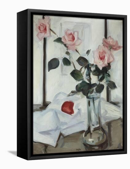 Queen Elizabeth Roses, C.1918-Samuel John Peploe-Framed Stretched Canvas