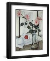 Queen Elizabeth Roses, C.1918-Samuel John Peploe-Framed Premium Giclee Print