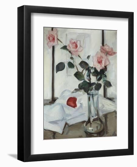 Queen Elizabeth Roses, C.1918-Samuel John Peploe-Framed Premium Giclee Print