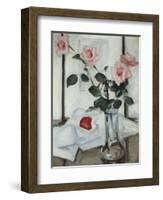 Queen Elizabeth Roses, Samuel John Peploe, c.1918-Samuel John Peploe-Framed Giclee Print