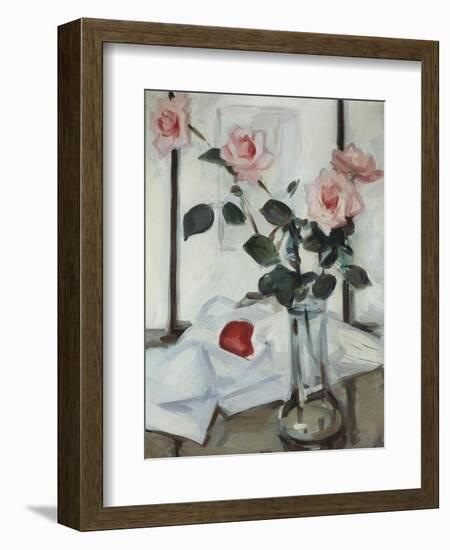 Queen Elizabeth Roses, Samuel John Peploe, c.1918-Samuel John Peploe-Framed Giclee Print