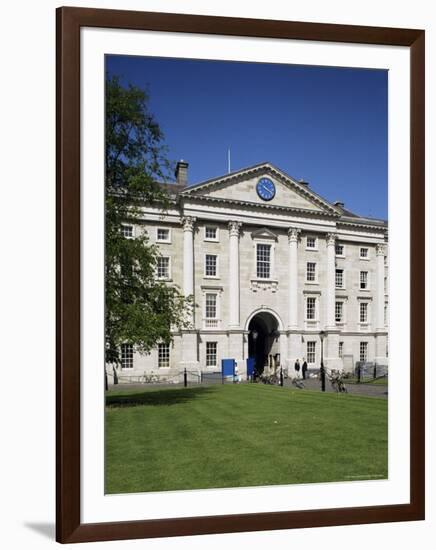 Queen Elizabeth's College of the Holy and Undivided Trinity, Trinity College, Dublin, Eire-Philip Craven-Framed Photographic Print