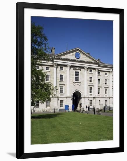 Queen Elizabeth's College of the Holy and Undivided Trinity, Trinity College, Dublin, Eire-Philip Craven-Framed Photographic Print