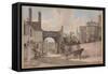 'Queen Elizabeth's Gateway, Windsor Castle', c1780-Paul Sandby-Framed Stretched Canvas