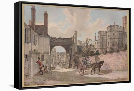 'Queen Elizabeth's Gateway, Windsor Castle', c1780-Paul Sandby-Framed Stretched Canvas