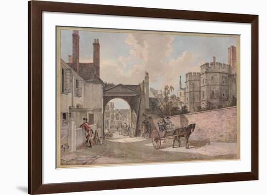 'Queen Elizabeth's Gateway, Windsor Castle', c1780-Paul Sandby-Framed Giclee Print