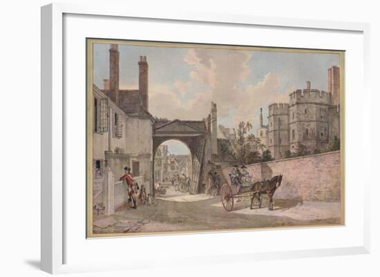 'Queen Elizabeth's Gateway, Windsor Castle', c1780-Paul Sandby-Framed Giclee Print