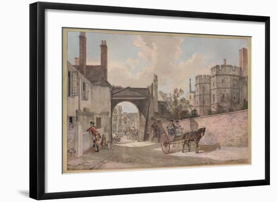 'Queen Elizabeth's Gateway, Windsor Castle', c1780-Paul Sandby-Framed Giclee Print