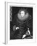 Queen Elizabeth, the Ermine Portrait, 1585-Nicholas Hilliard-Framed Giclee Print