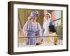 Queen Elizabeth Visiting a Children's Ward at the Middlesex Hospital, 1935-null-Framed Giclee Print