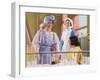 Queen Elizabeth Visiting a Children's Ward at the Middlesex Hospital, 1935-null-Framed Giclee Print