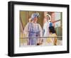 Queen Elizabeth Visiting a Children's Ward at the Middlesex Hospital, 1935-null-Framed Giclee Print