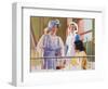 Queen Elizabeth Visiting a Children's Ward at the Middlesex Hospital, 1935-null-Framed Giclee Print