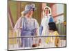 Queen Elizabeth Visiting a Children's Ward at the Middlesex Hospital, 1935-null-Mounted Giclee Print