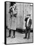 Queen Elizabeth with a young Prince Edward-Associated Newspapers-Framed Stretched Canvas