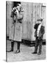 Queen Elizabeth with a young Prince Edward-Associated Newspapers-Stretched Canvas