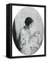 Queen Elizabeth with Princess Elizabeth in 1926-John Saint-Helier Lander-Framed Stretched Canvas