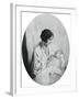 Queen Elizabeth with Princess Elizabeth in 1926-John Saint-Helier Lander-Framed Giclee Print