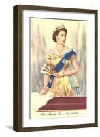 Queen Elizabeth-null-Framed Art Print