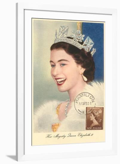 Queen Elizabeth-null-Framed Art Print