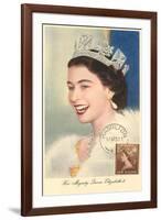 Queen Elizabeth-null-Framed Art Print