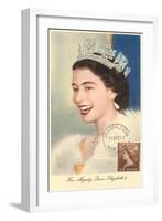 Queen Elizabeth-null-Framed Art Print