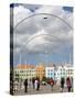 Queen Emma Bridge, Willemstad, Curacao, Netherlands Antilles, West Indies, Caribbean-Richard Cummins-Stretched Canvas