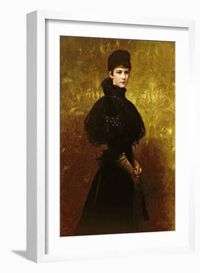 Queen Erzsebet-Gyula Benczur-Framed Giclee Print