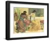 Queen Esther and Haman-English School-Framed Giclee Print