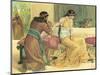 Queen Esther and Haman-English School-Mounted Giclee Print