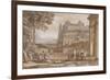 Queen Esther Approaching the Palace of Ahasuerus, 1658-Claude Lorrain-Framed Giclee Print