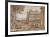 Queen Esther Approaching the Palace of Ahasuerus, 1658-Claude Lorrain-Framed Giclee Print