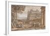 Queen Esther Approaching the Palace of Ahasuerus, 1658-Claude Lorrain-Framed Giclee Print