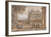 Queen Esther Approaching the Palace of Ahasuerus, 1658-Claude Lorrain-Framed Giclee Print