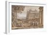 Queen Esther Approaching the Palace of Ahasuerus, 1658-Claude Lorrain-Framed Giclee Print