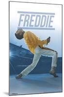 Queen - Freddie Live-null-Mounted Standard Poster