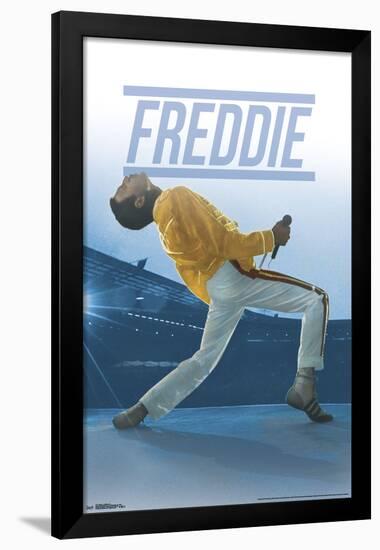 Queen - Freddie Live-null-Framed Standard Poster