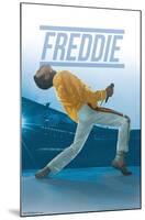 Queen - Freddie Mercury Live-Trends International-Mounted Poster