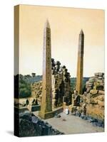 Queen Hatshepsut Obelisk, Temple of Amun, Karnak, Luxor, Egypt, 20th Century-null-Stretched Canvas