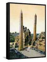 Queen Hatshepsut Obelisk, Temple of Amun, Karnak, Luxor, Egypt, 20th Century-null-Framed Stretched Canvas