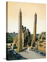 Queen Hatshepsut Obelisk, Temple of Amun, Karnak, Luxor, Egypt, 20th Century-null-Stretched Canvas